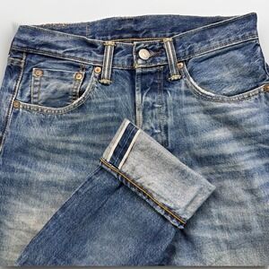 Levi's 501 CT Selvedge Denim Jeans Mens 28x32 (Fits 28x31) Tapered